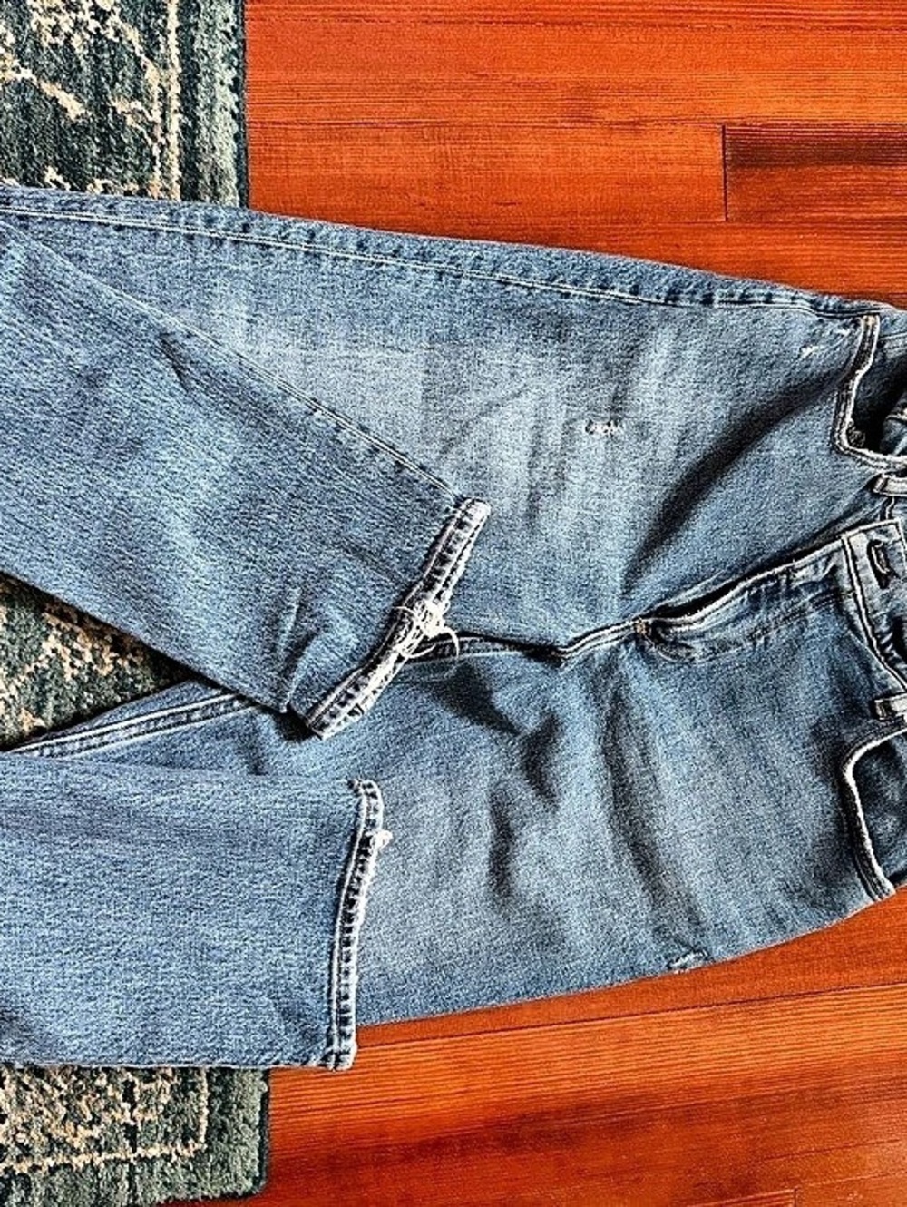 Abercrombie & Fitch Ultra High Rise Skinny Jeans Blue Waist 28